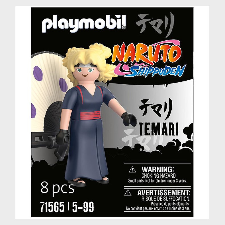 Playmobil Naruto - Temari - 71565 - 8 Dele