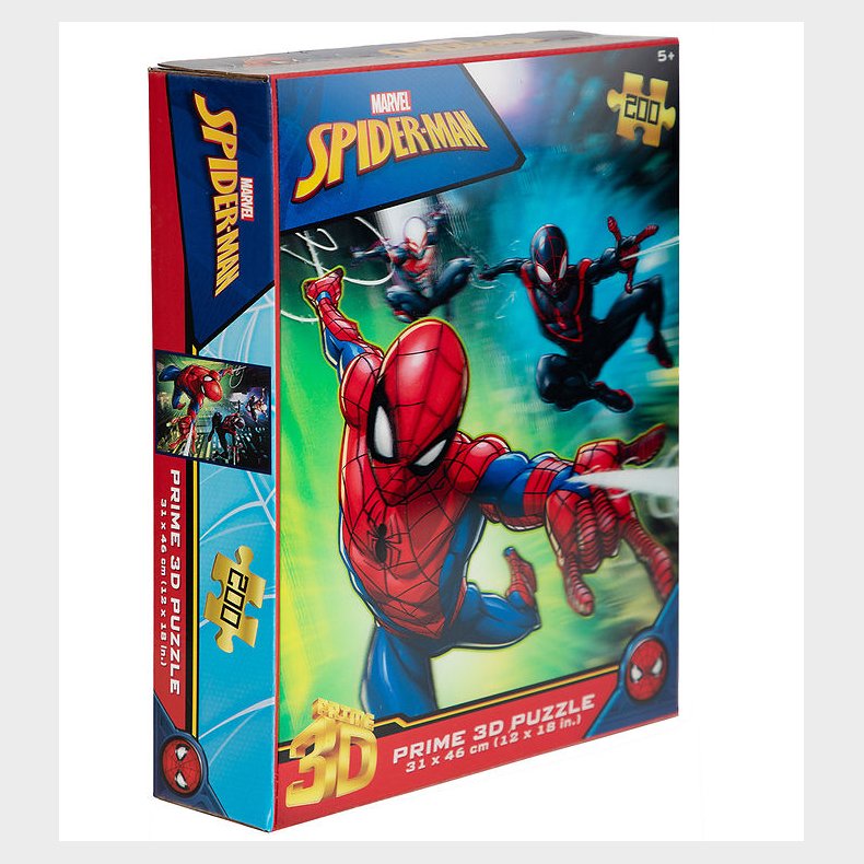 Prime 3D Puslespil Puslespil - 3D - 200 Brikker - Spiderman