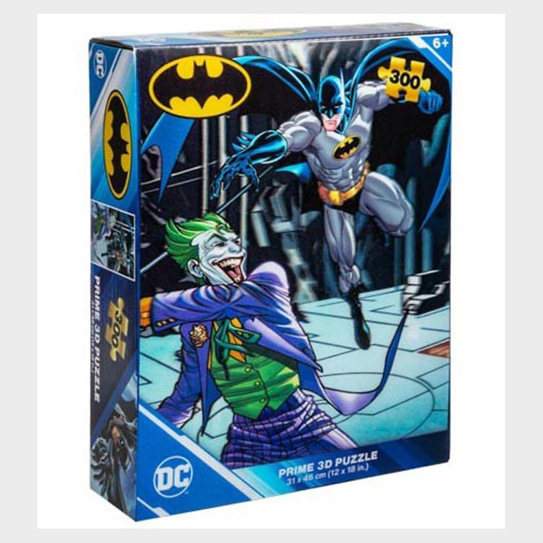 Prime 3D Puslespil Puslespil - 3D - 300 Brikker - Batman vs Joker