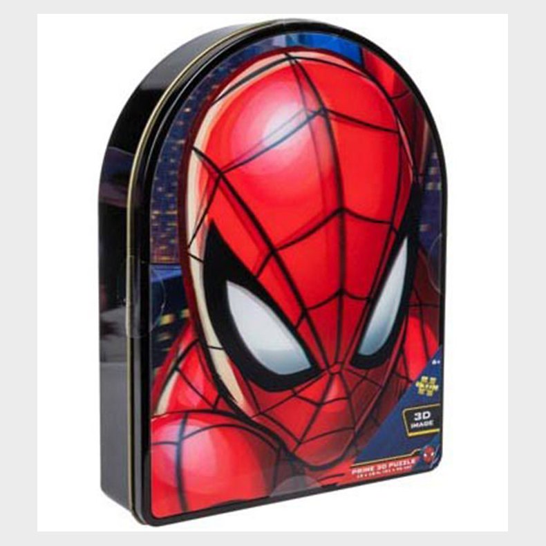 Prime 3D Puslespil Puslespil - 3D - 300 Brikker - Spiderman Tin