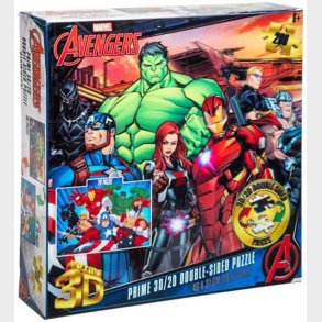 Prime 3D Puslespil Puslespil - 3D/3D - 200 Brikker - Avengers