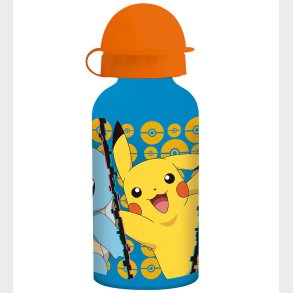 Pokémon - Drikkedunk - 400 ml - Aluminium - Bl/Gul m. Pikachu