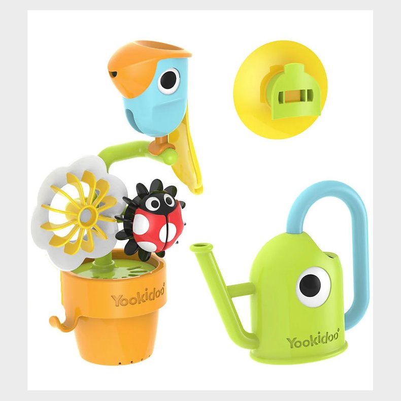 Yookidoo Badelegetj - Pour 'N' Spin Tipping Bird