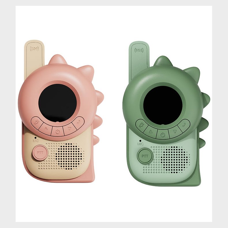 The Zoofamily Walkie Talkies - Dino Pink/Dino Grn