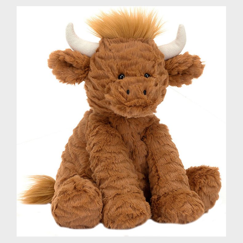 Jellycat Bamse - 23x13cm - Fuddlewuddle Highland Cow