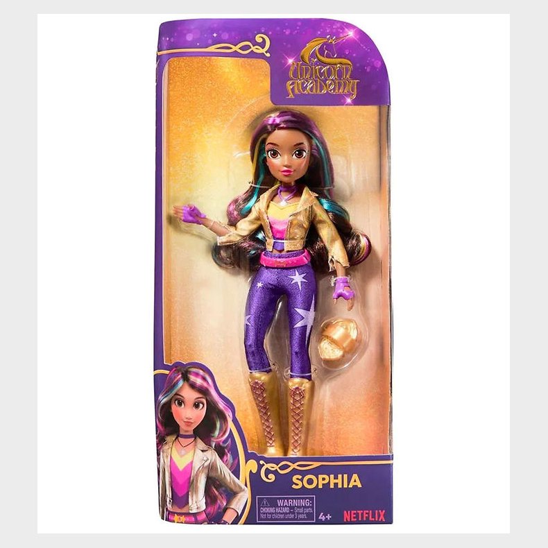 Unicorn Academy Dukke - 24 cm - Sophia