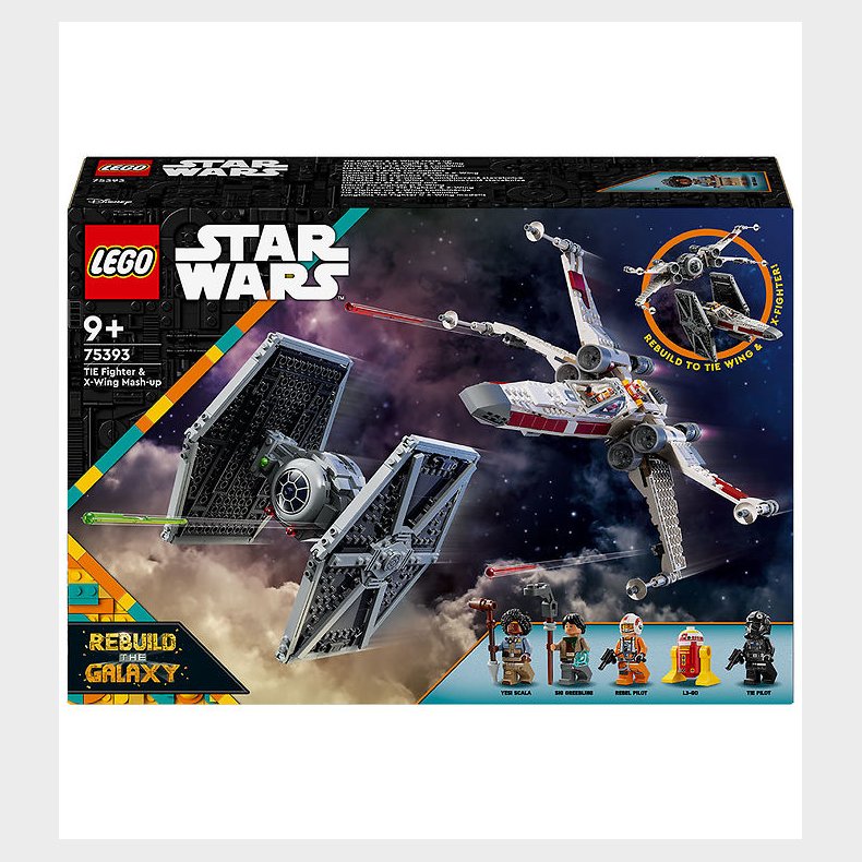 LEGO Star Wars - Kombimodel: TIE-jager og X-wing 75393 - 1063 D