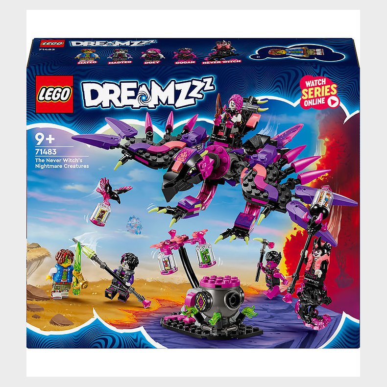 LEGO DREAMZzz - Aldrig-heksens Mareridsvsner 71483 - 457 Dele