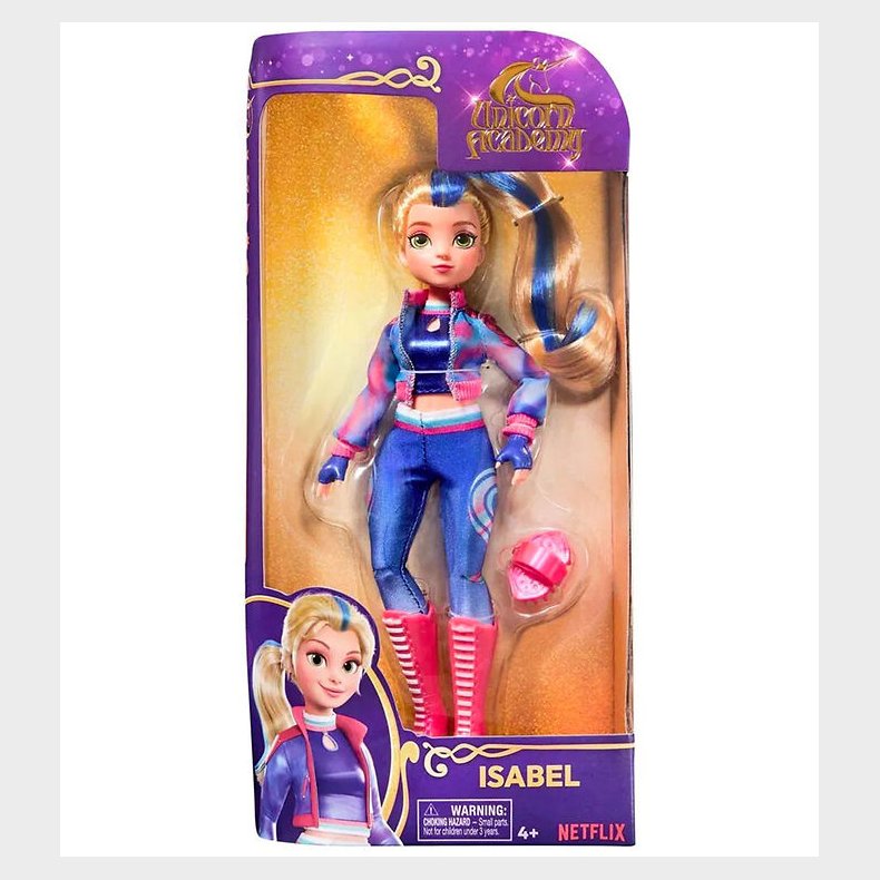 Unicorn Academy Dukke - 24 cm - Isabel