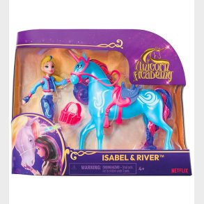 Unicorn Academy Legetjsfigurer - 13,5 cm - Isabel & River