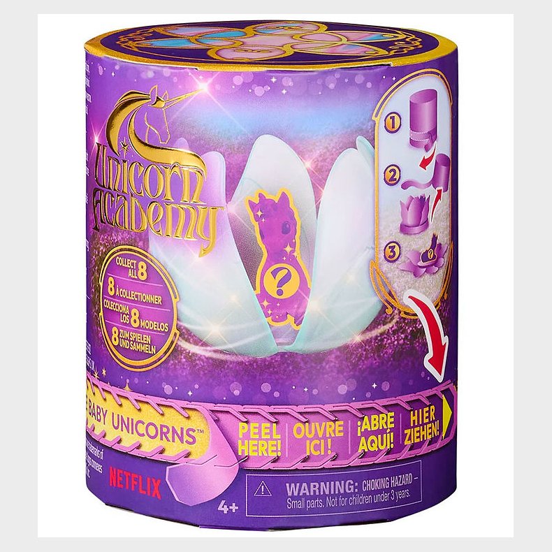 Unicorn Academy Legetjsfigur - Baby Unicorn - Assorteret