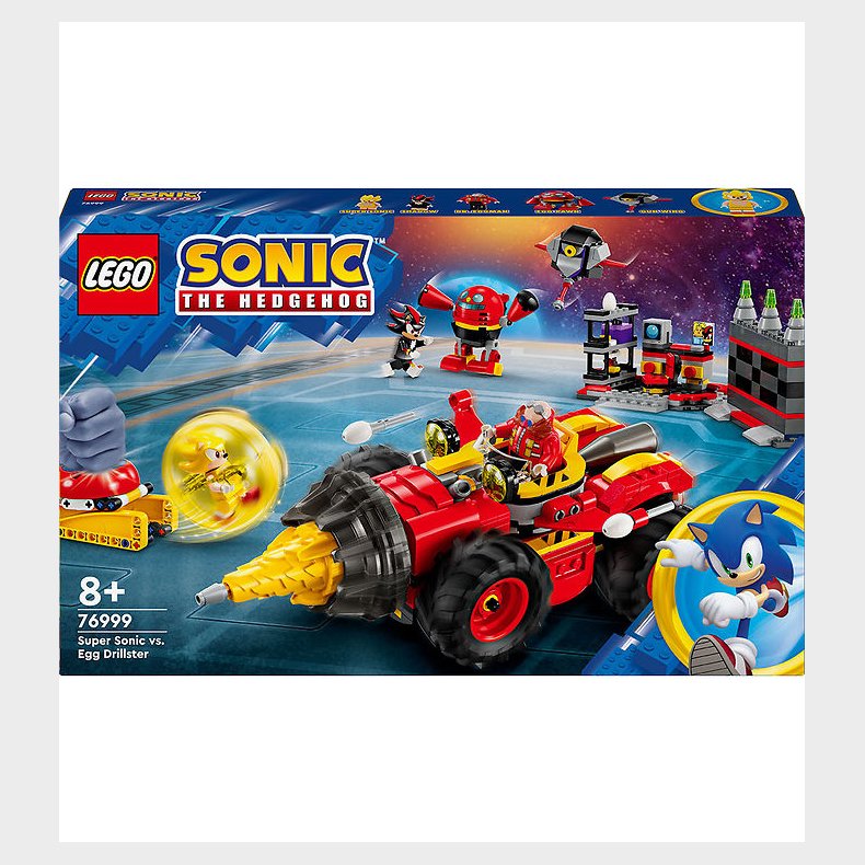 LEGO Sonic The Hedgehog - Super Sonic Med Egg Drillster 76999 -