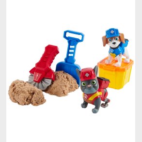 Rubble & Crew Legetj - Charger & Wheeler m. Kinetisk Sand