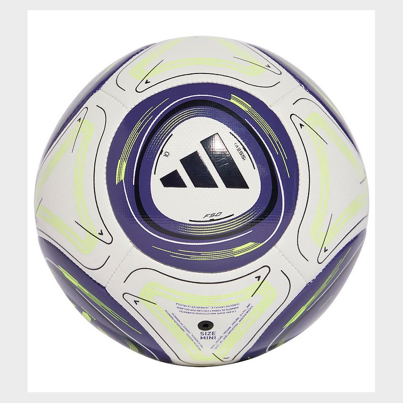 adidas Performance Minifodbold - Messi Mini - Hvid/Bl/Neongul