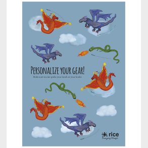 Rice Klistermrker Til Madkasse - Dragon