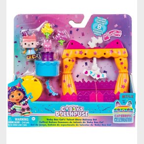 Gabby's Dukkehus St - 8 Dele - Baby Box Cat's Talent Show Balc