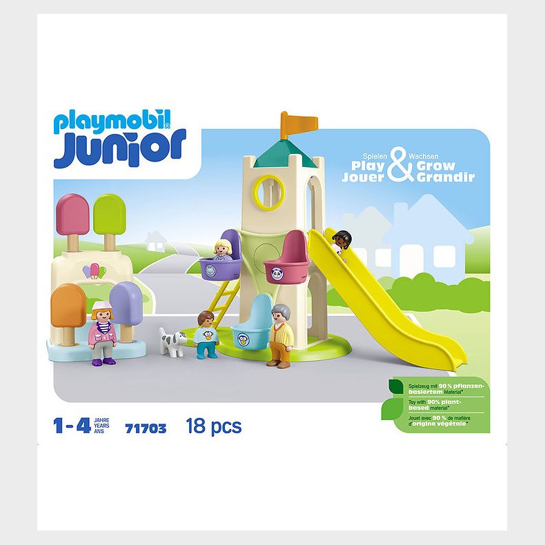 Playmobil Junior - Adventure Trn m. Is Butik - 71703 - 18 Dele