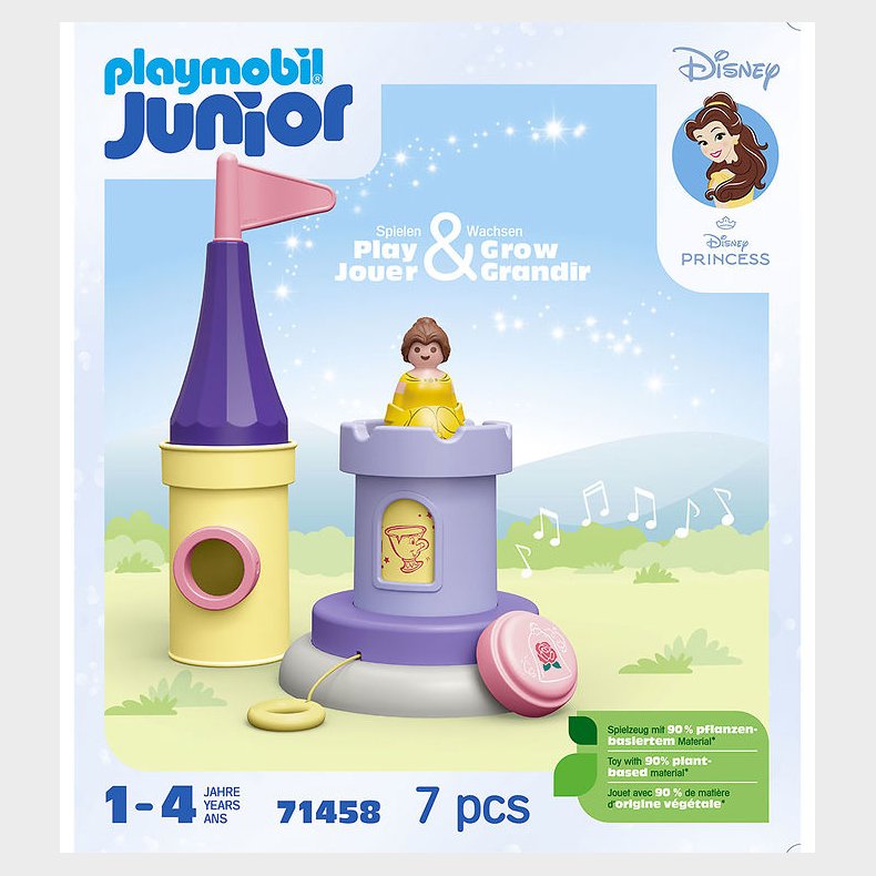 Playmobil Junior - Junior &amp; Disney Belle's Play Tower With Sound