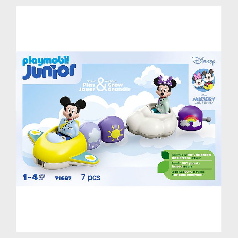 Playmobil Junior - Junior &amp; Disney Mickey's &amp; Minnie's Cloud Rid