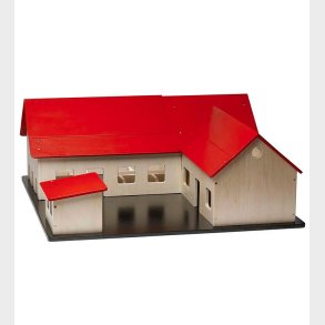 Krea Bondegrd - Tr - 60x60 cm - Natur/Rd