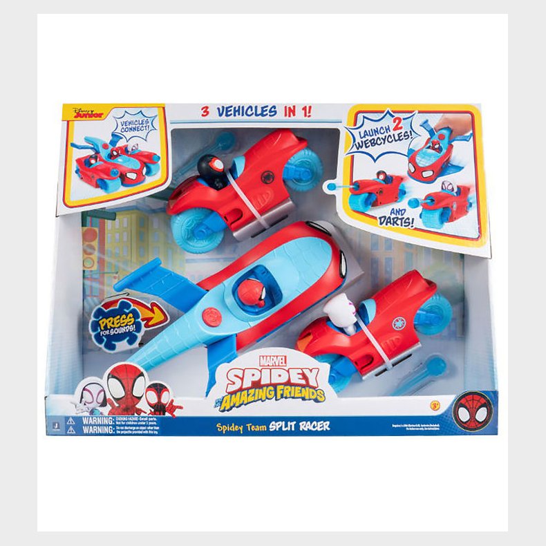 Spidey Kretjer - 3-i-1 - Split Racer