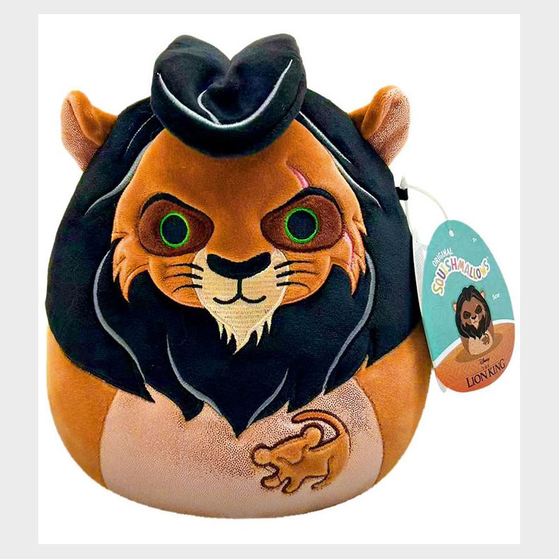 Squishmallows Bamse - 20cm - Lvernes Konge Scar