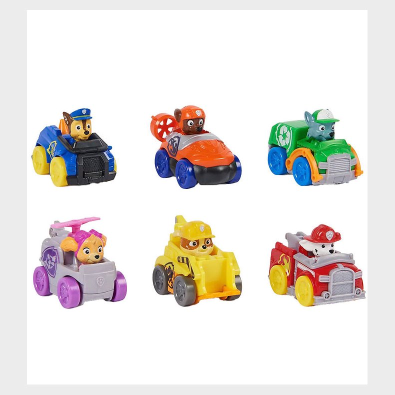 Paw Patrol Biler - 6-pak - Pup Squad Racer