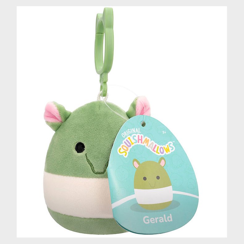 Squishmallows Bamse - 9cm - Hamster - Clip On