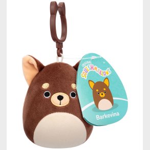 Squishmallows Bamse - 9cm - Barkevin - Clip On