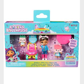 Gabby's Dukkehus Figurst - 5 Dele - Friends Kitty Care