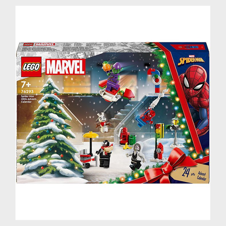 LEGO Marvel Spiderman - Julekalender 76293 - 24 Lger - 246 Del