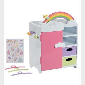 Baby Born Dukketilbehr - Regnbue Garderobe