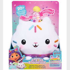 Gabby's Dukkehus Bamse m. Lyd/Lys - 25 cm - Sprinkle Party Cake