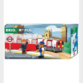 BRIO World London Undergrundstog - Batterridrevet - 36085