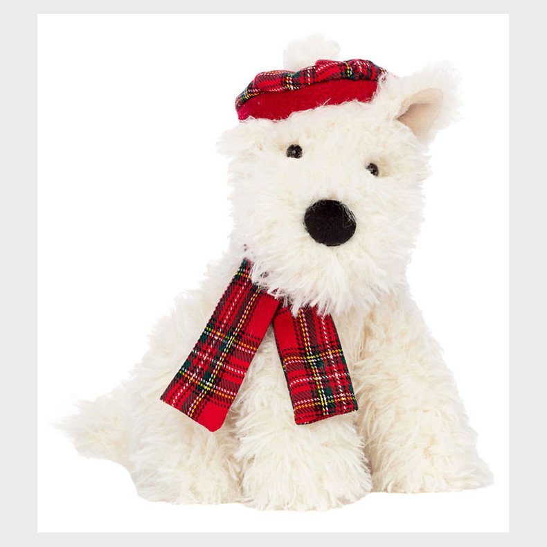 Jellycat Bamse - 21cm - Winter Warmer Munro Scottie Dog