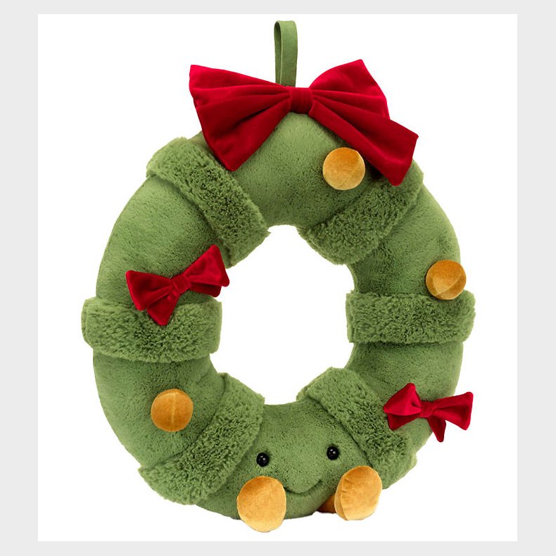 Jellycat Bamse - Decorated Christmas Wreath