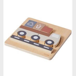 Flexa Play Puslespil - 9 Brikker - Lastbil