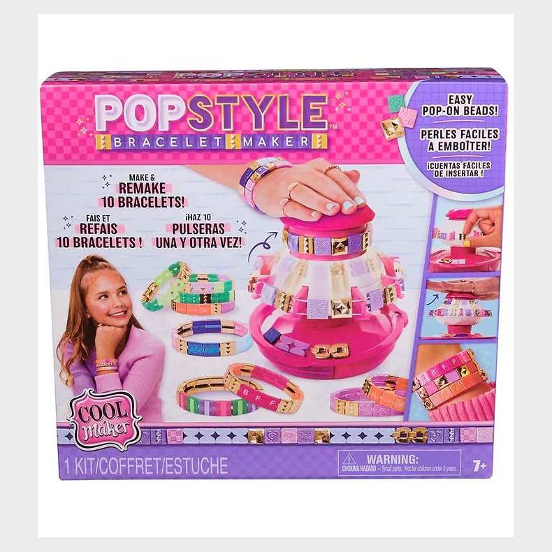 Cool Maker Smykkest - PopStyle Tile Bracelet Maker 2.0