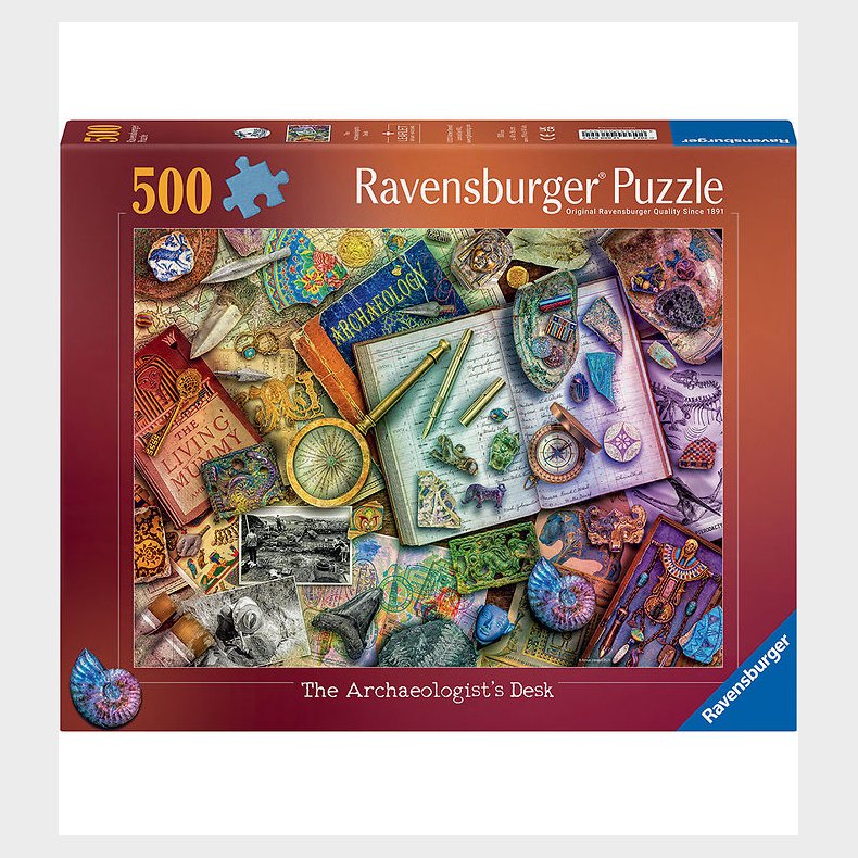 Ravensburger Puslespil - 500 Brikker - Archaeology
