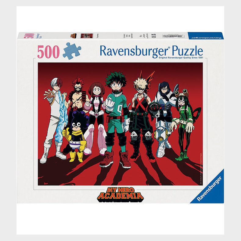 Ravensburger Puslespil - 500 Brikker - The Superheroes