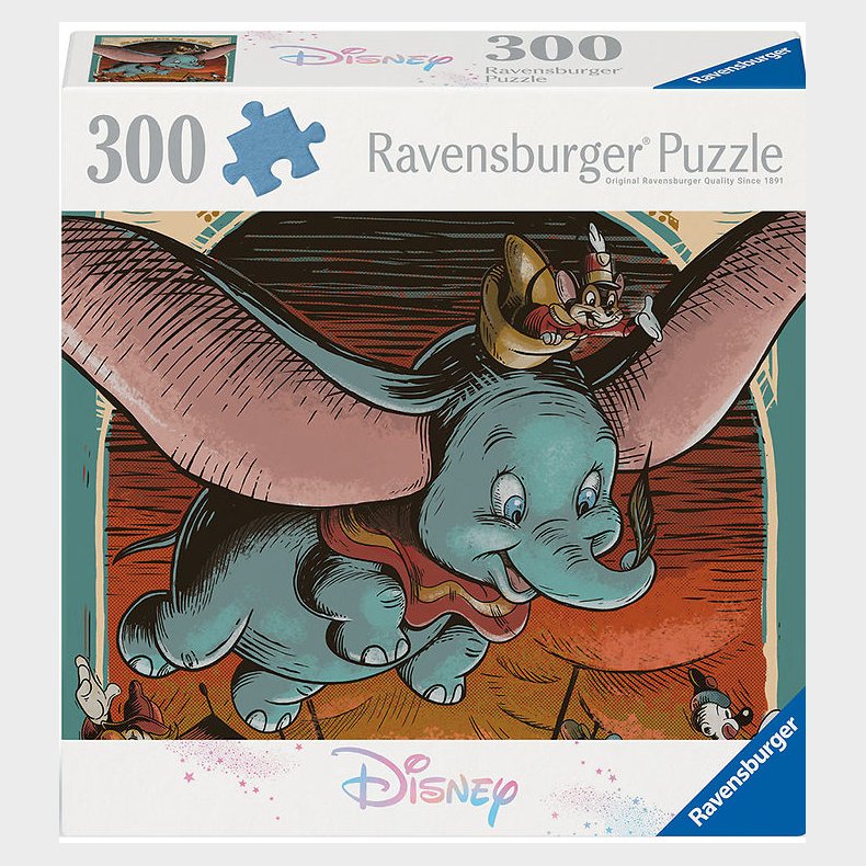 Ravensburger Puslespil - 300 Brikker - Dumbo