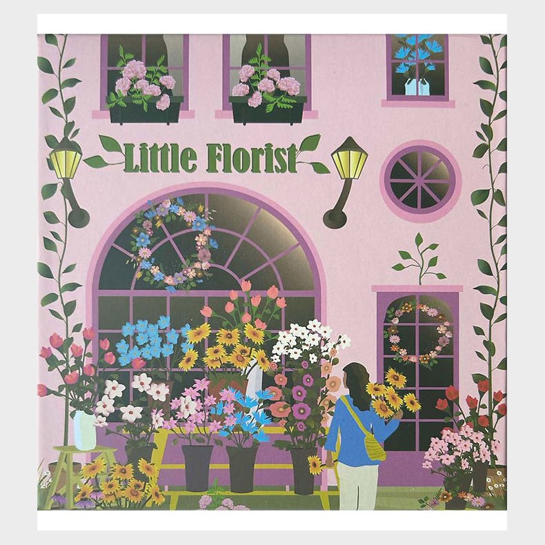 Vissevasse Puslespil - 15x21 cm - 150 Brikker - Little Florist
