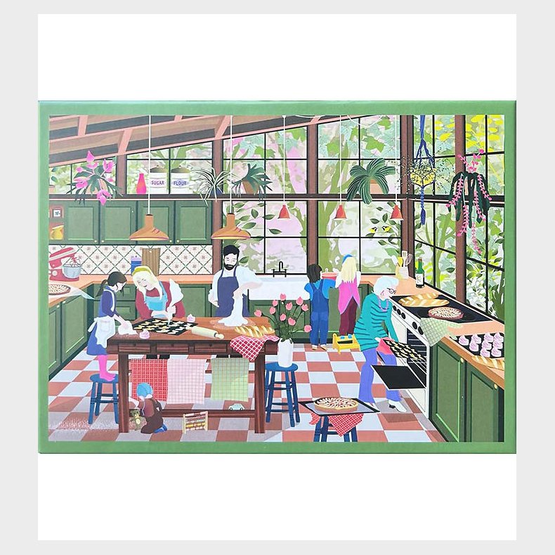 Vissevasse Puslespil - 1000 Brikker - Cosy Kitchen