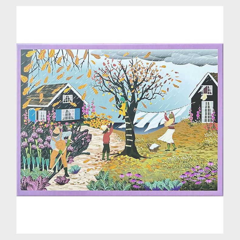 Vissevasse Puslespil - 1000 Brikker - Here Comes The Rain