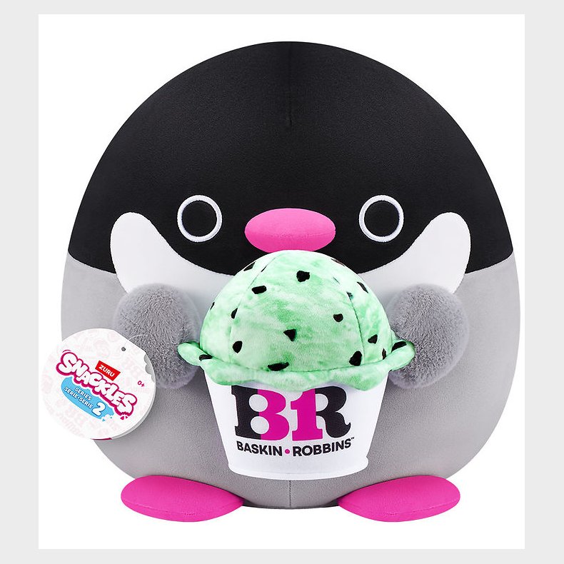 Snackles Bamse - Pingvinen Penelope m. Baskin Robbins