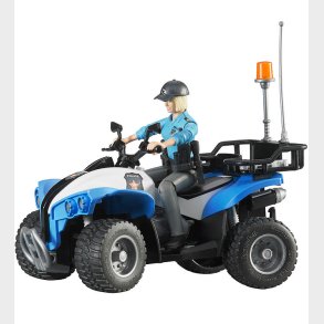 Bruder Politi ATV - Police Quad m. Policeman And Assessories