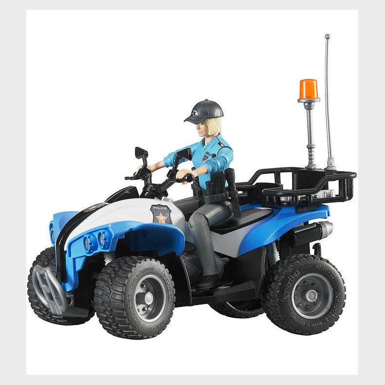 Bruder Politi ATV - Police Quad m. Policeman And Assessories