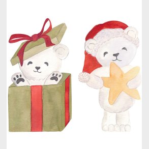 That's Mine Wallstickers - 19 cm - Santa Bears
