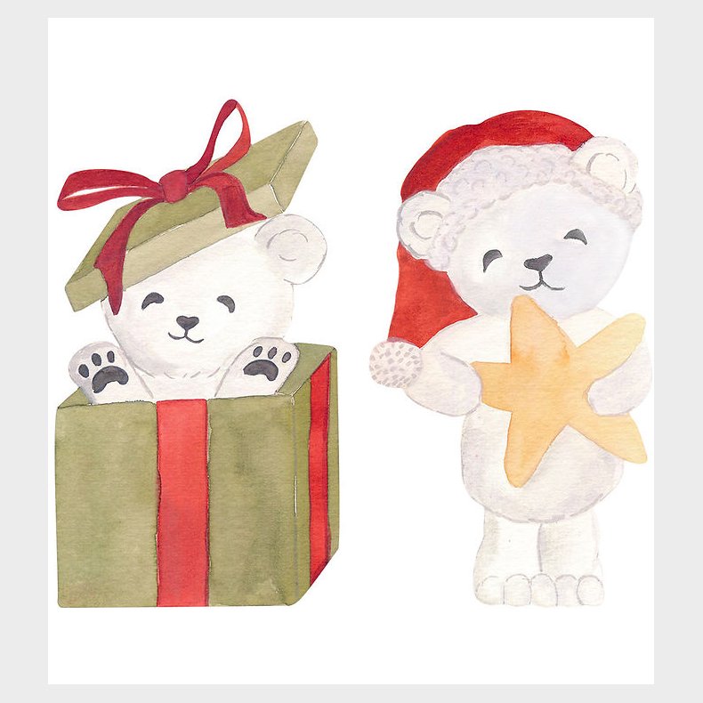That's Mine Wallstickers - 19 cm - Santa Bears