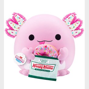 Snackles Bamse - Axolotlen Abbie m. Krispy Kreme Doughnuts